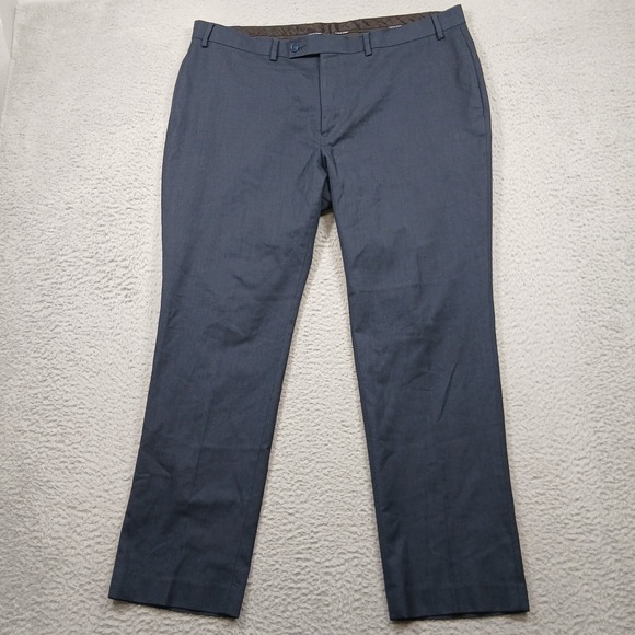 Calvin Klein Dress Pants Mens 40x30 Blue Stretch Career - Picture 2 of 7
